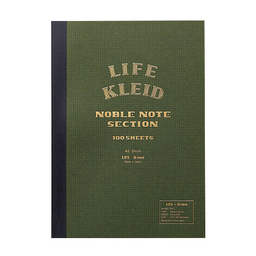 LIFE X Kleid Noble Notebook - A5 - 2mm Grid