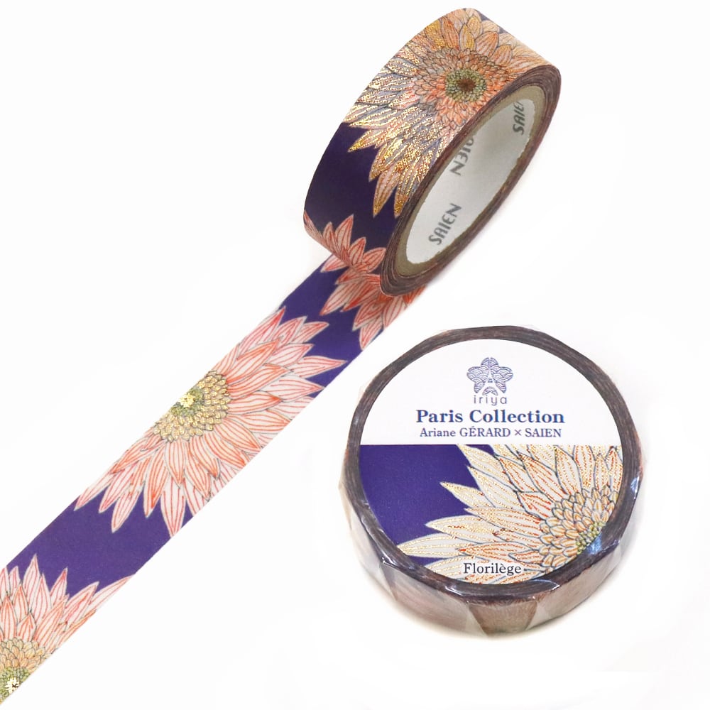 SAIEN Washi Tape Paris Collection - Florilege