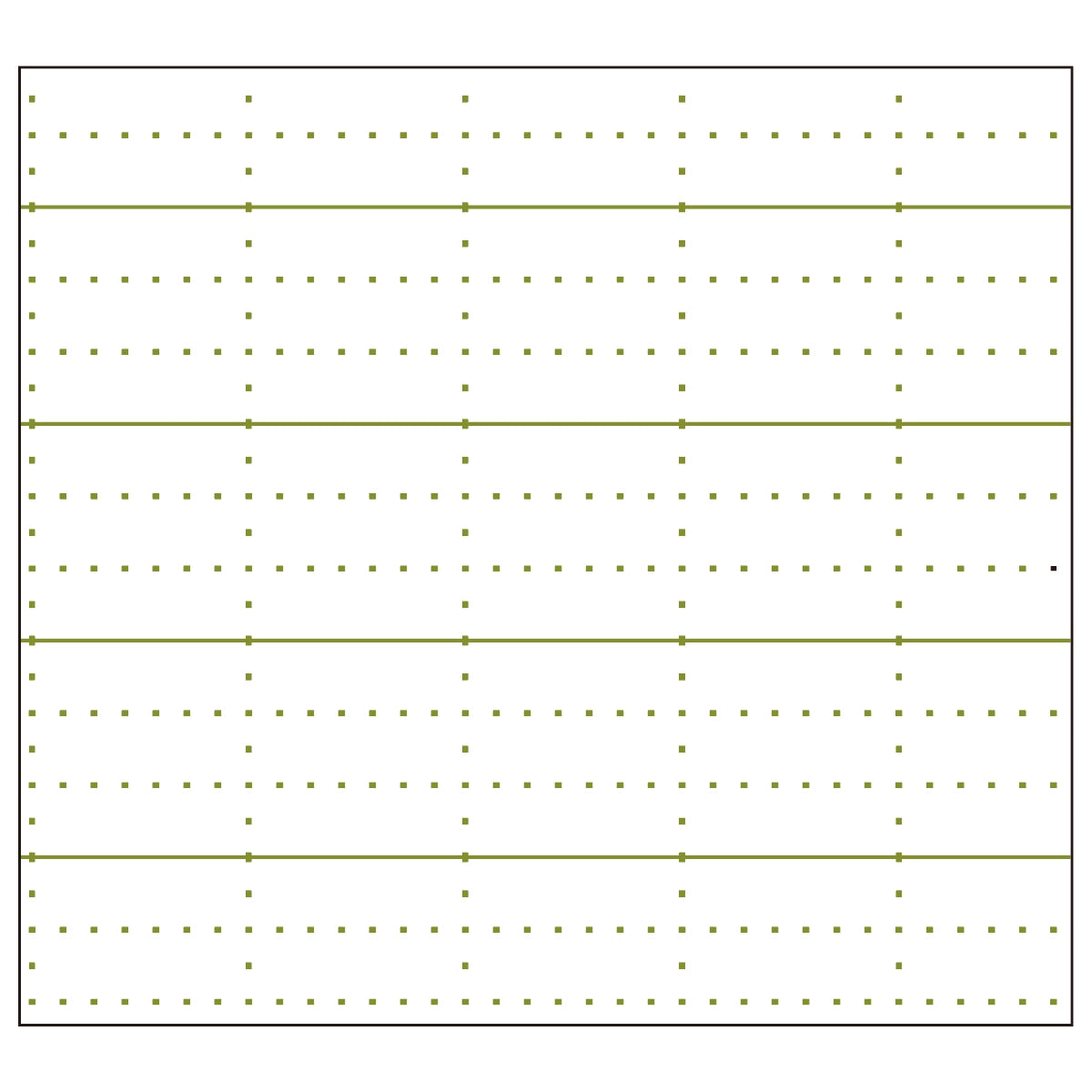 Logical Prime W Ring Notebook A5 Size - Green (7mm Lined)