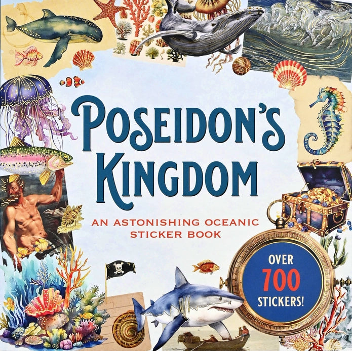Poseidon's Kingdom Sticker Book (700+ stickers)