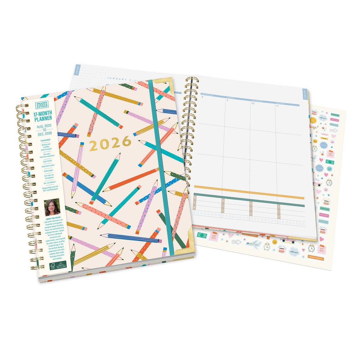 2026 Make Your Mark Extra-Large Spiral Planner