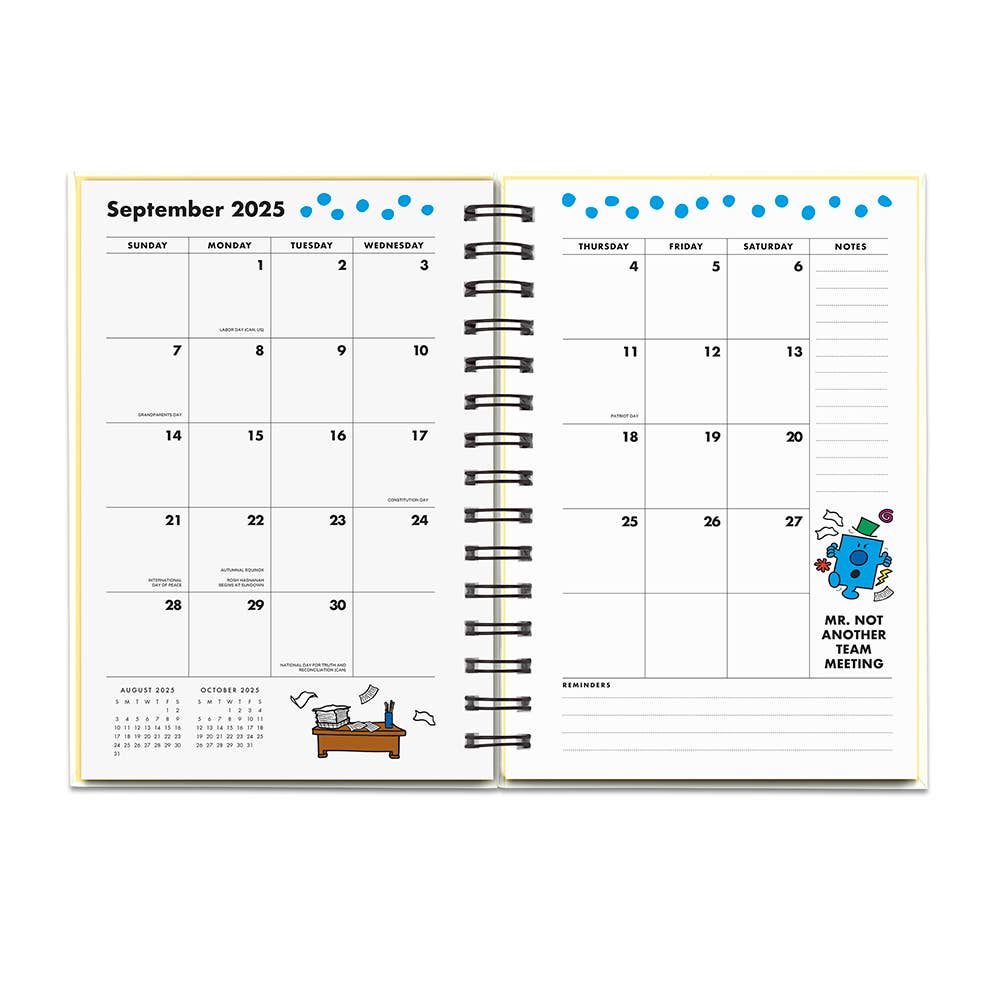 2026 Mr. Positive Thinking Chenille Patch Planner