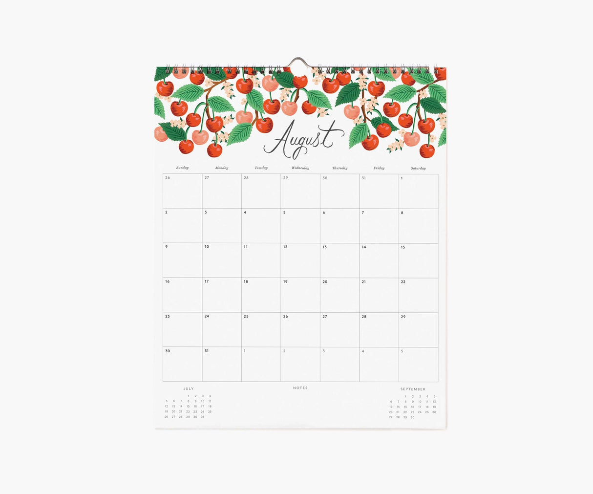 A little extra beauty for your day-to-day plans. In this twelve-month appointment calendar, each month features space for notes and daily engagements, plus a spiral binding with a center notch to make hanging simple. Calendar spans January - December 2026.