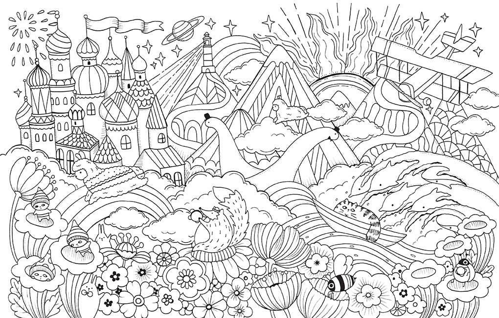A Million Little Monsters Coloring Book By Lulu Mayo