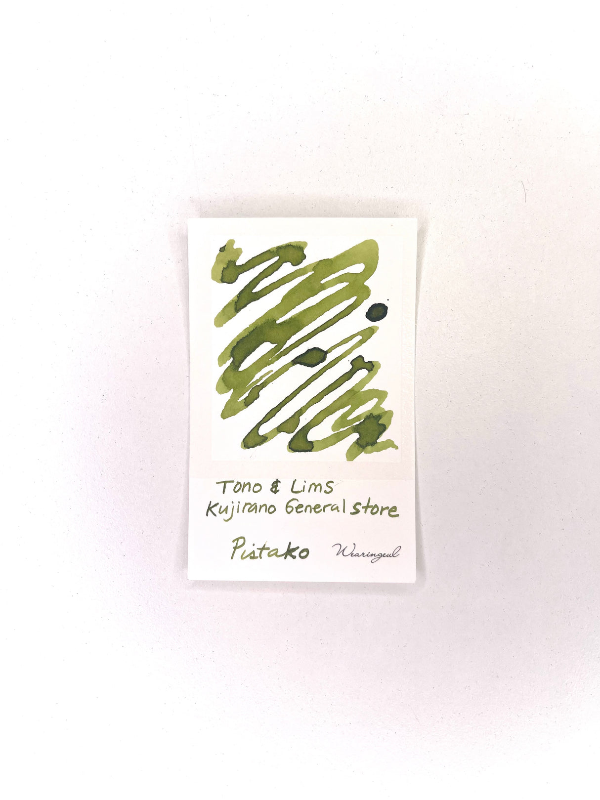 TONO & LIMS Kujirano General Store PISTAKO Ink