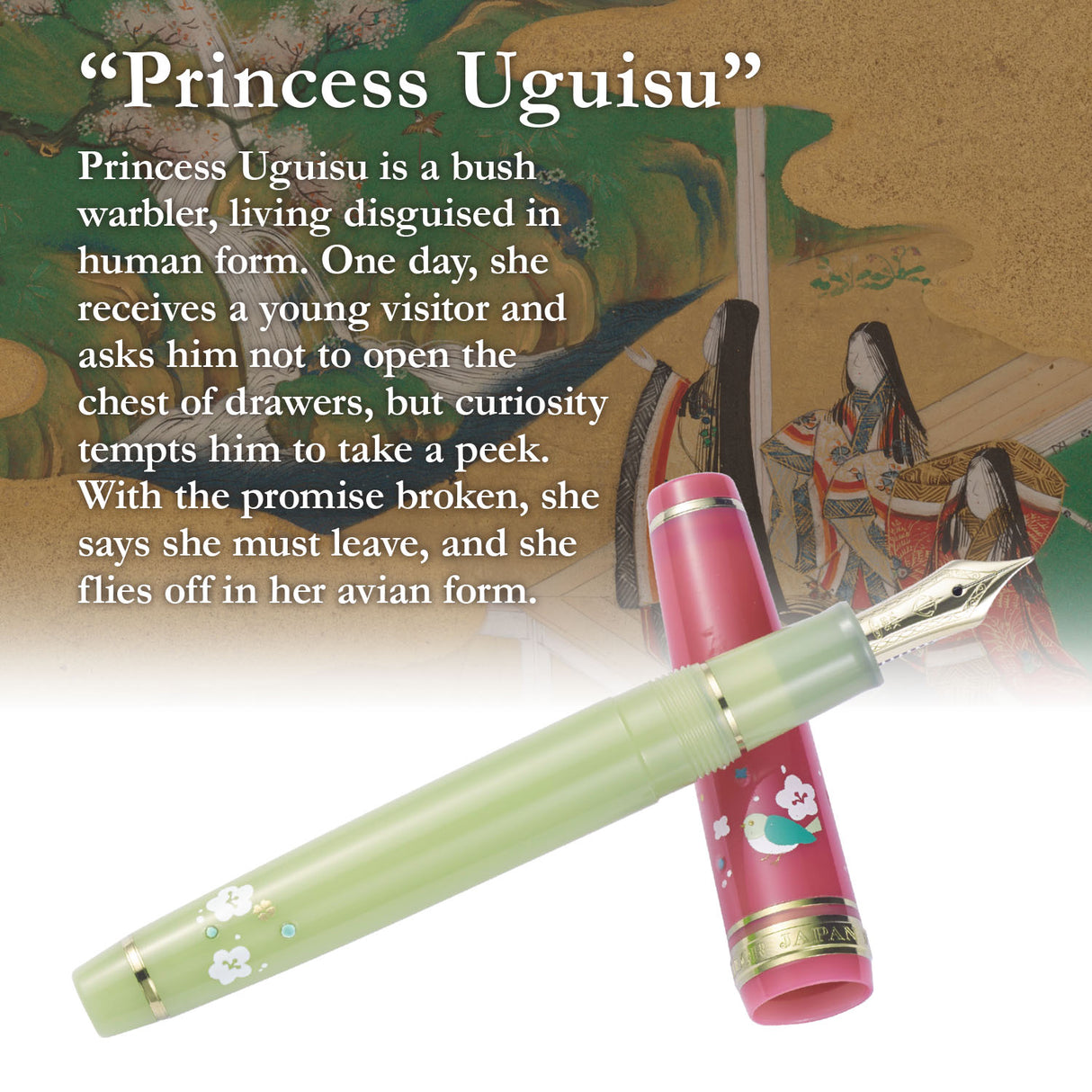 Sailor Pro Gear Slim Fountain Pen - Princess Raden - Princess Uguisu