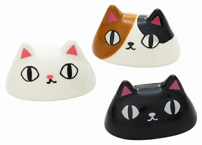 Neko Brothers Face Chopsticks Rest / Pen Rest (Set of 3)
