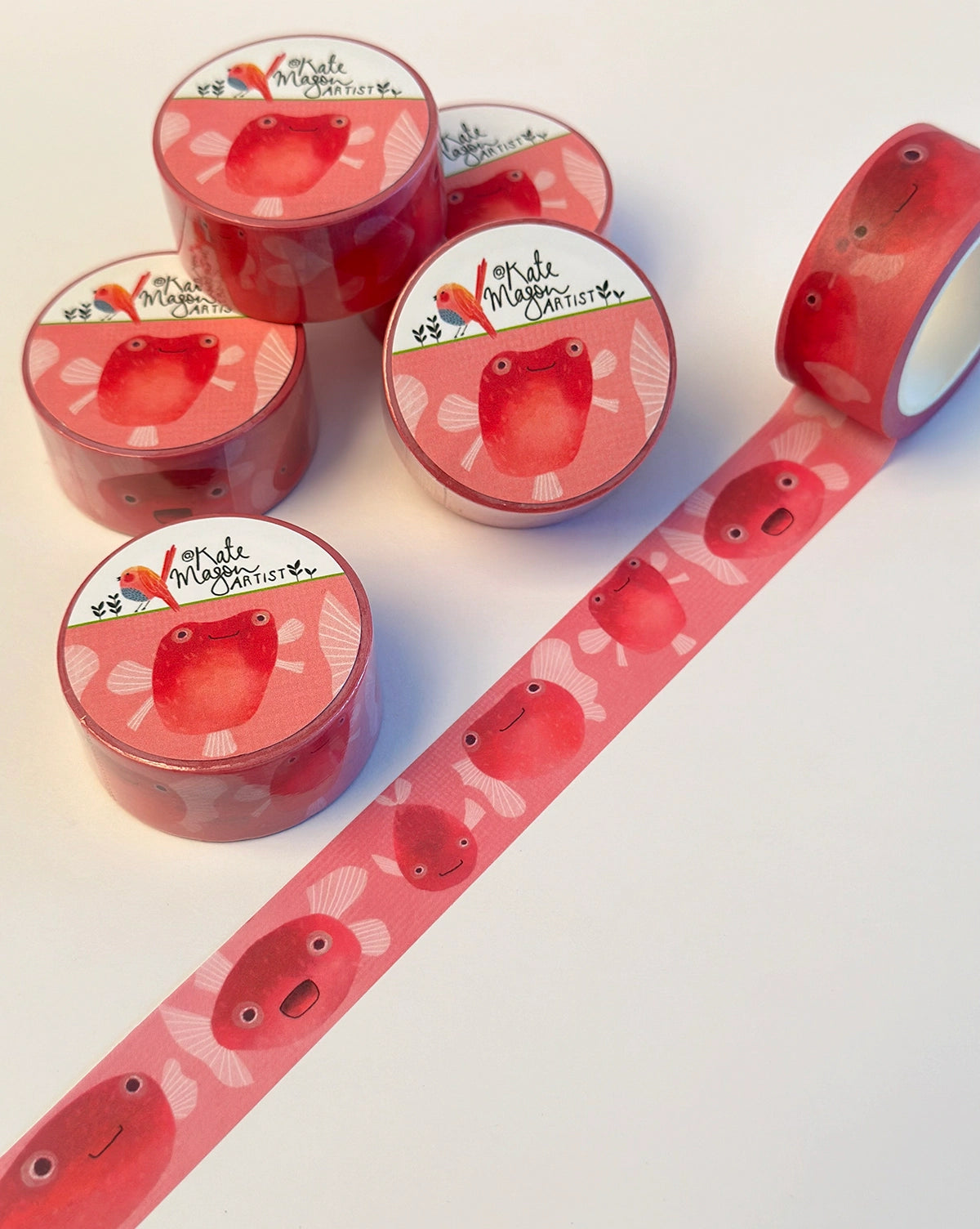 Blowfish Pink Washi Tape