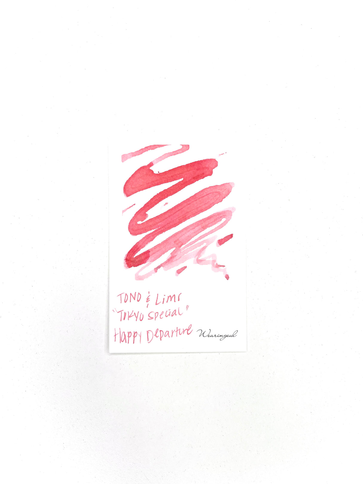 TONO & LIMS Tokyo Special 2025 Happy Departure Ink