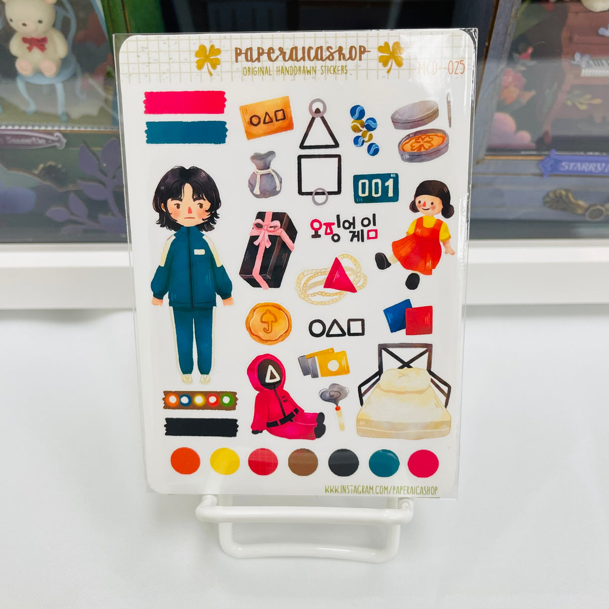 PaperaicaShop Squid Game Planner Sticker