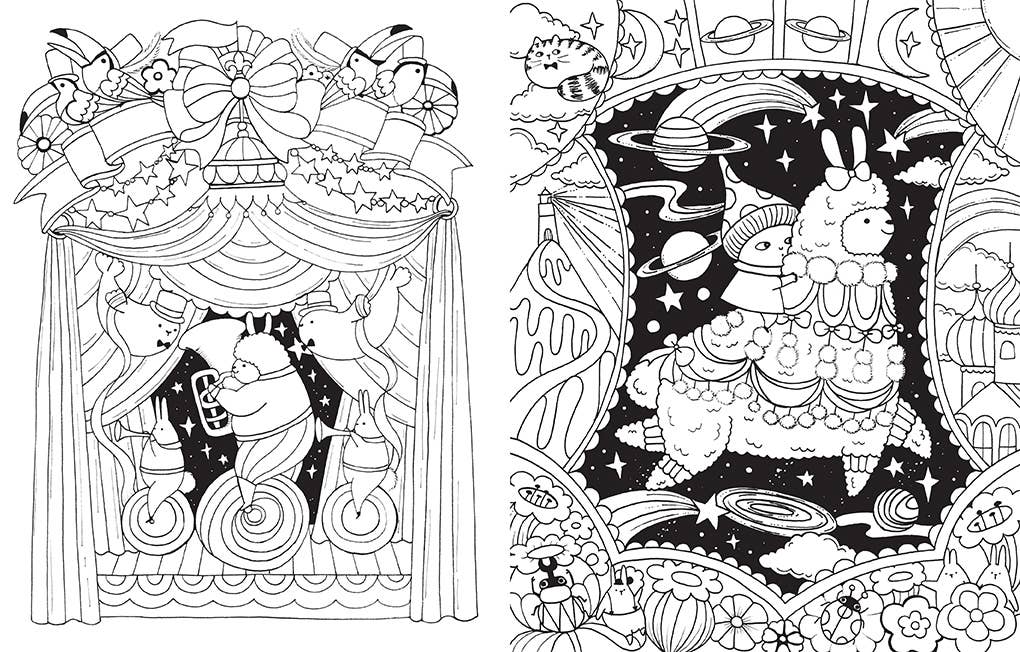 A Million Little Monsters Coloring Book By Lulu Mayo