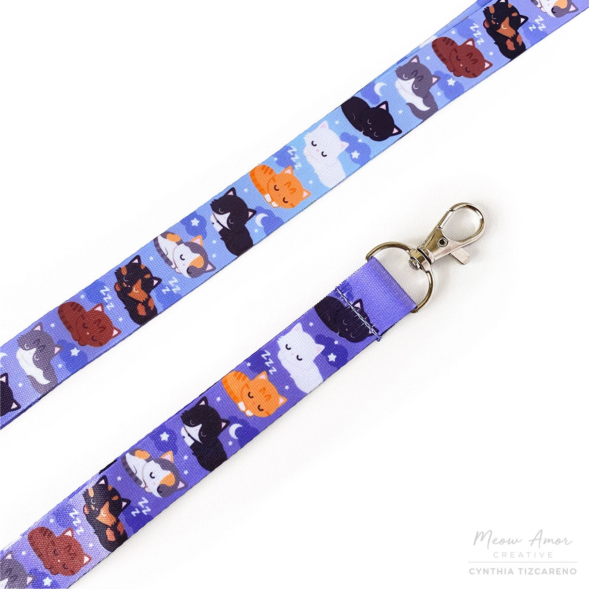 Meow Amor Creative - Sleepy Cats Lanyard