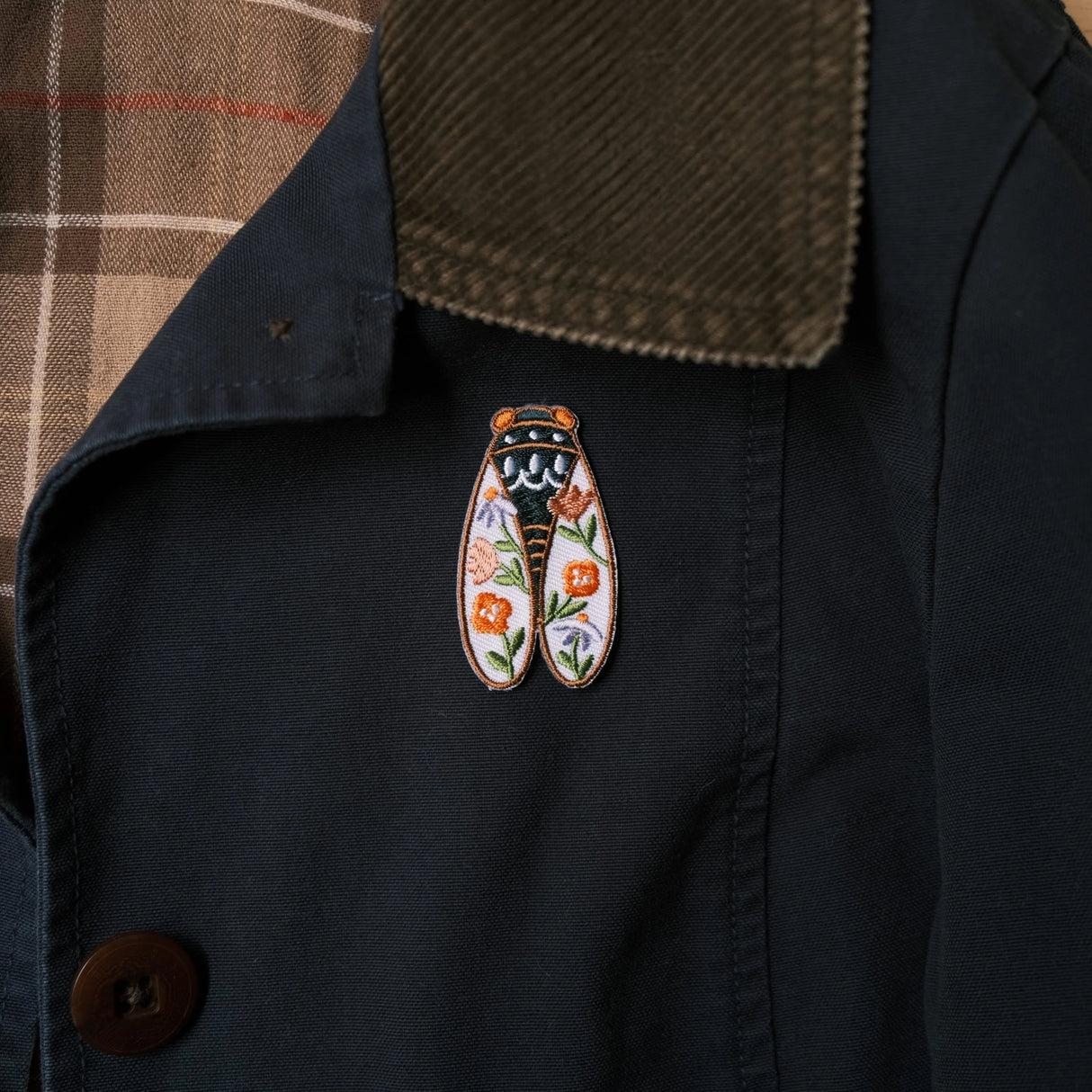 Cicada Small Iron-On Patch