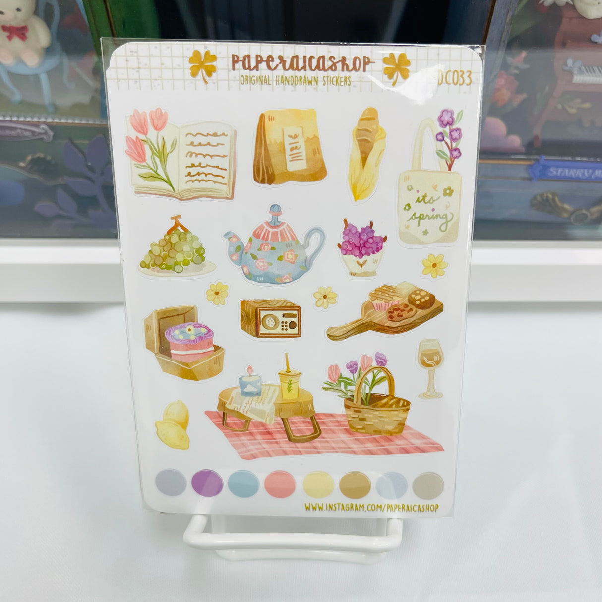 PaperaicaShop Spring Picnic Planner Sticker