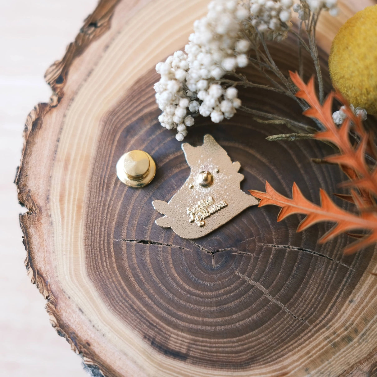 Fox in Forest Enamel Pin