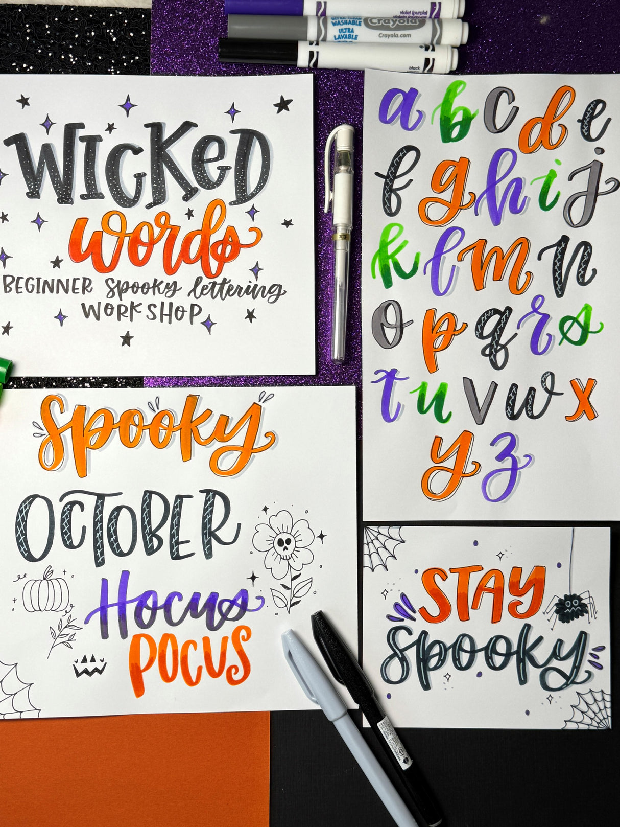 Wicked Words: Beginner Spooky Lettering Workshop with Emily Solis