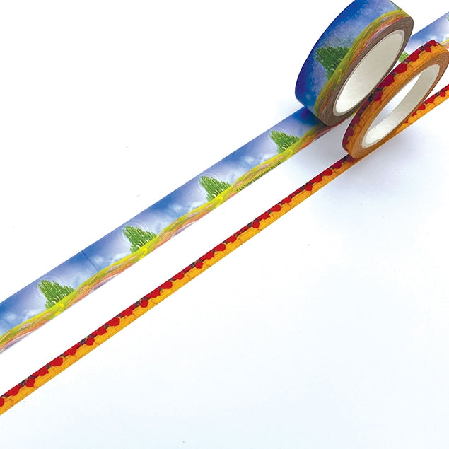 Juego de cintas washi Ciudad Esmeralda del Mago de Oz