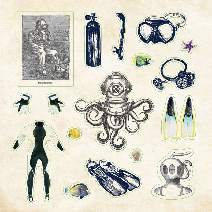 Poseidon's Kingdom Sticker Book (700+ stickers)