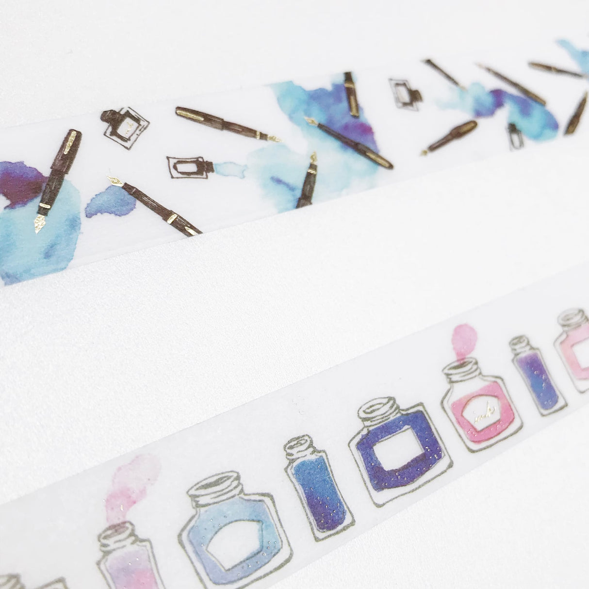 Fountain Pen Ink Bottle Washi Tape