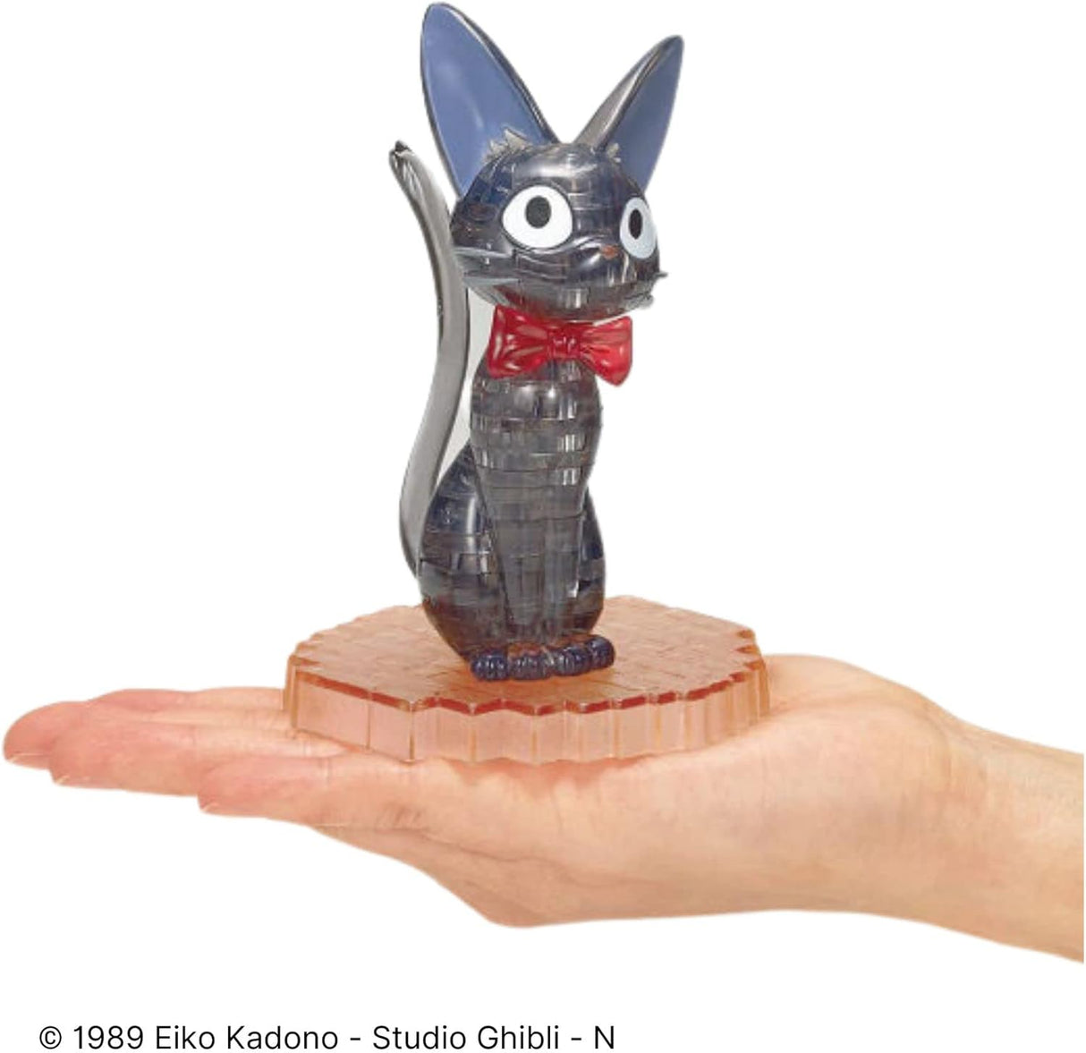 Rompecabezas de cristal 3D Jiji: Servicio de entregas de Kiki de Ghibli