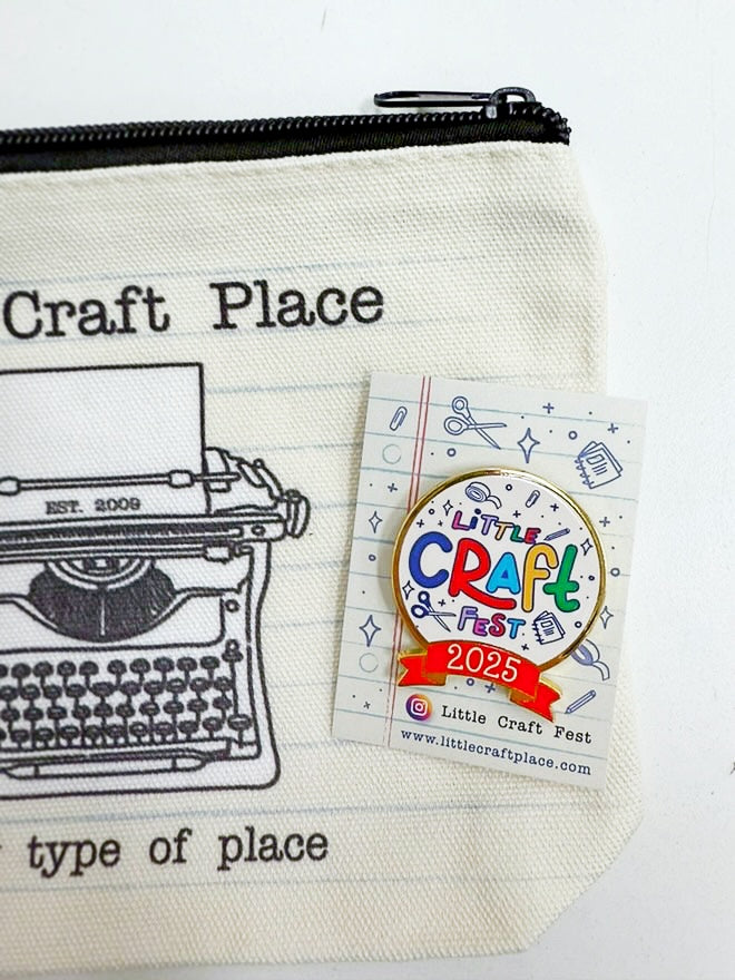 Little Craft Fest 2025 Enamel Pin