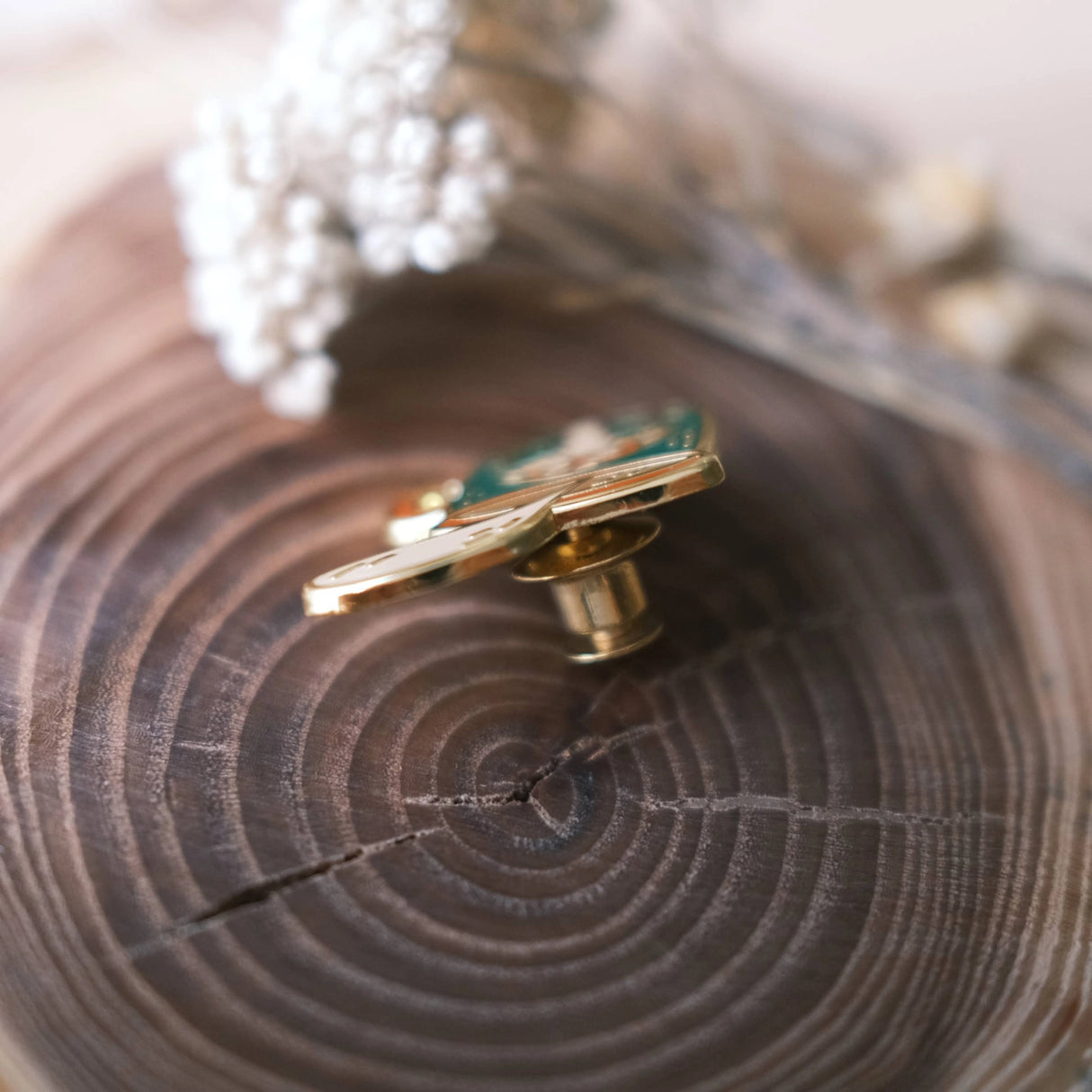 Mushroom Mug Enamel Pin