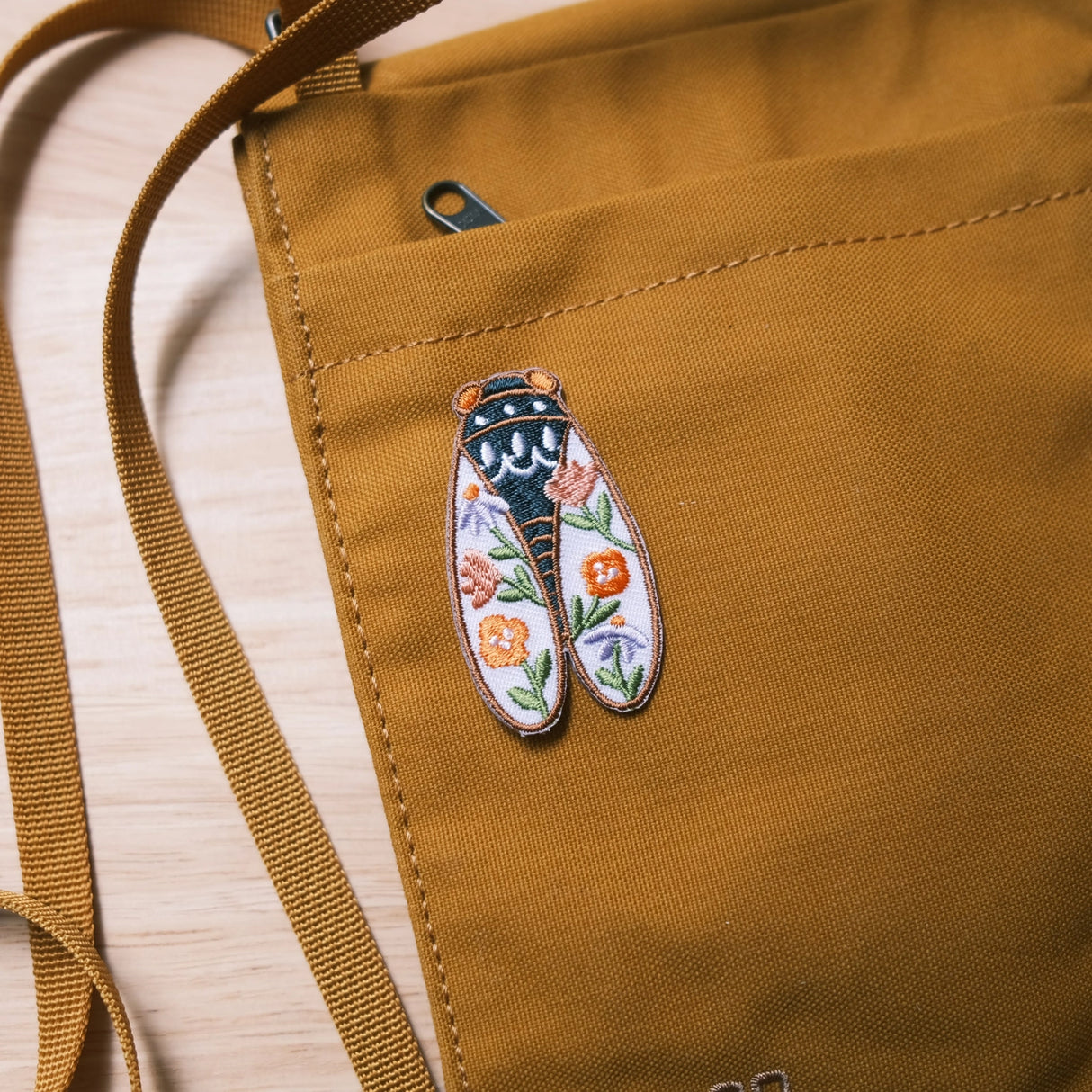 Cicada Small Iron-On Patch