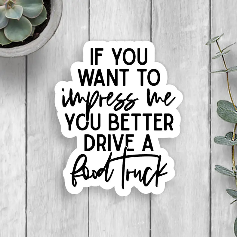 Food Truck Vinyl Sticker