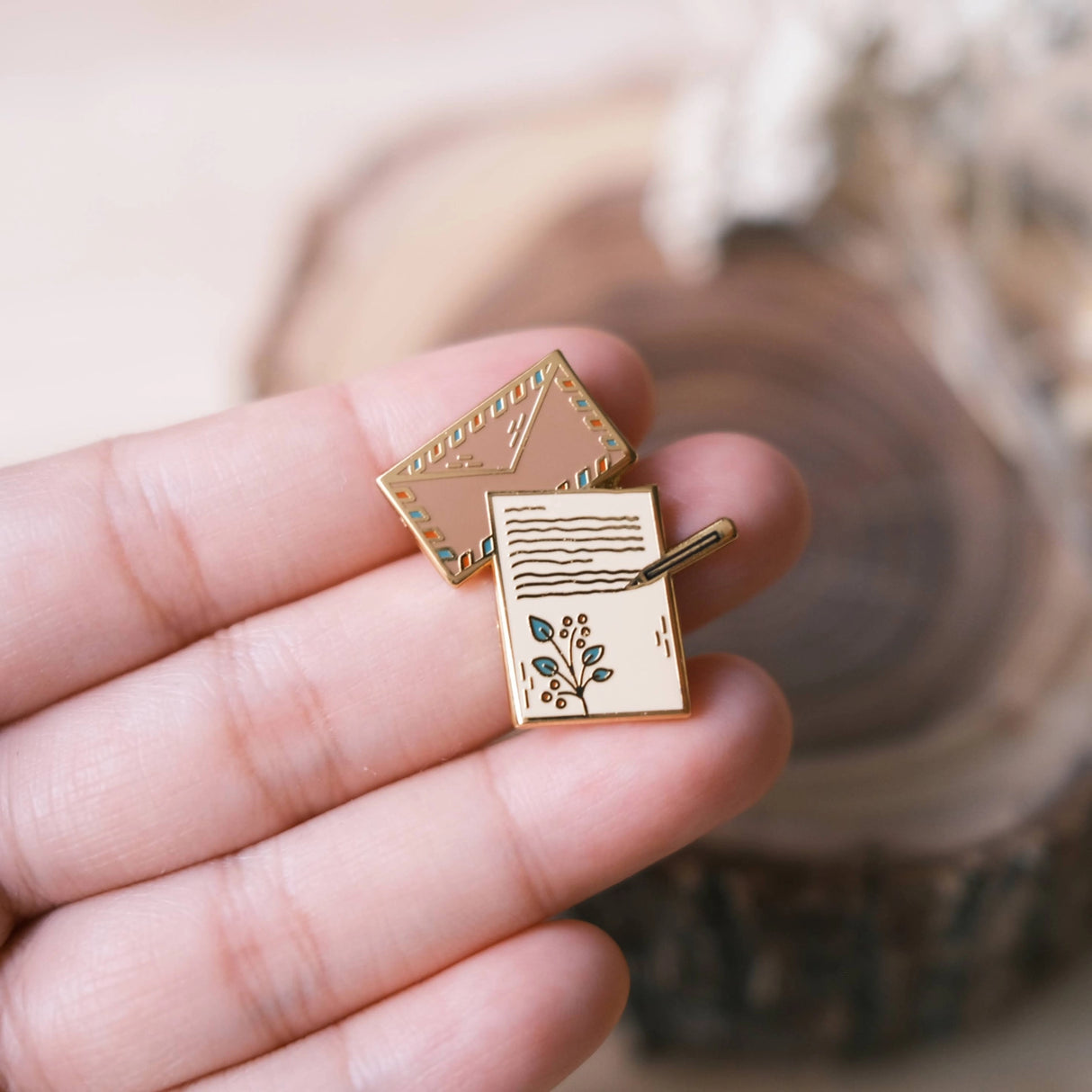 Snail Mail Enamel Pin