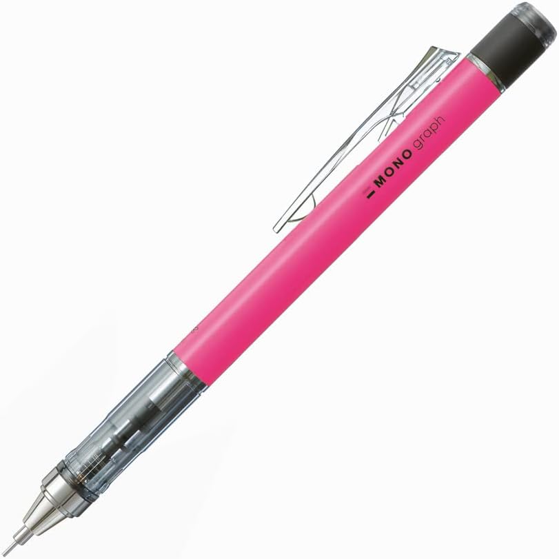 Tombow Mono Graph Mechanical Pencil - Neon Pink 0.5 mm
