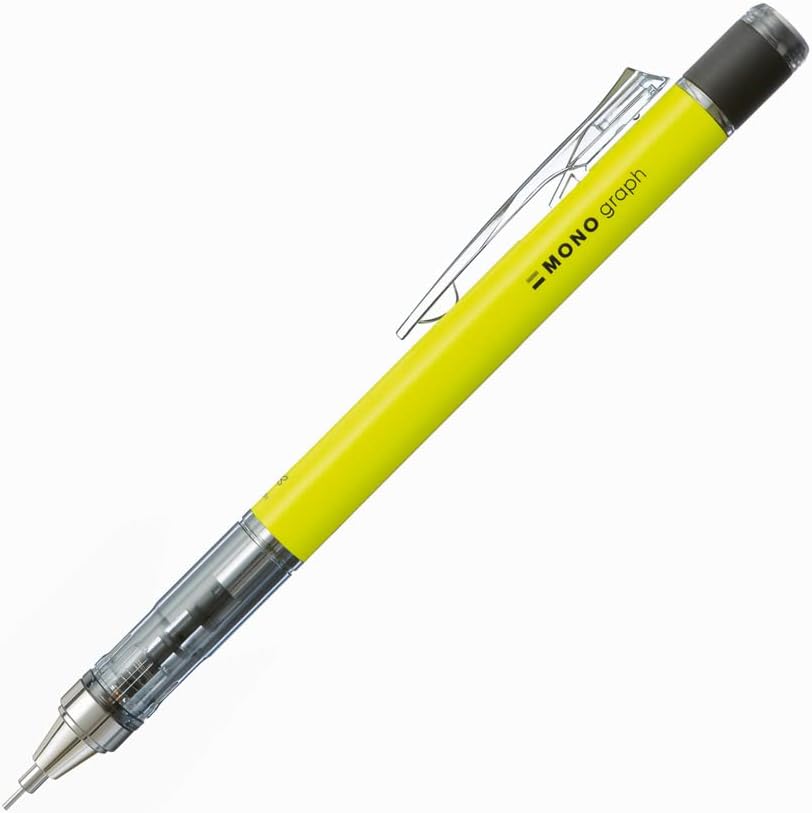 Tombow Mono Graph Mechanical Pencil - Neon Yellow 0.5 mm