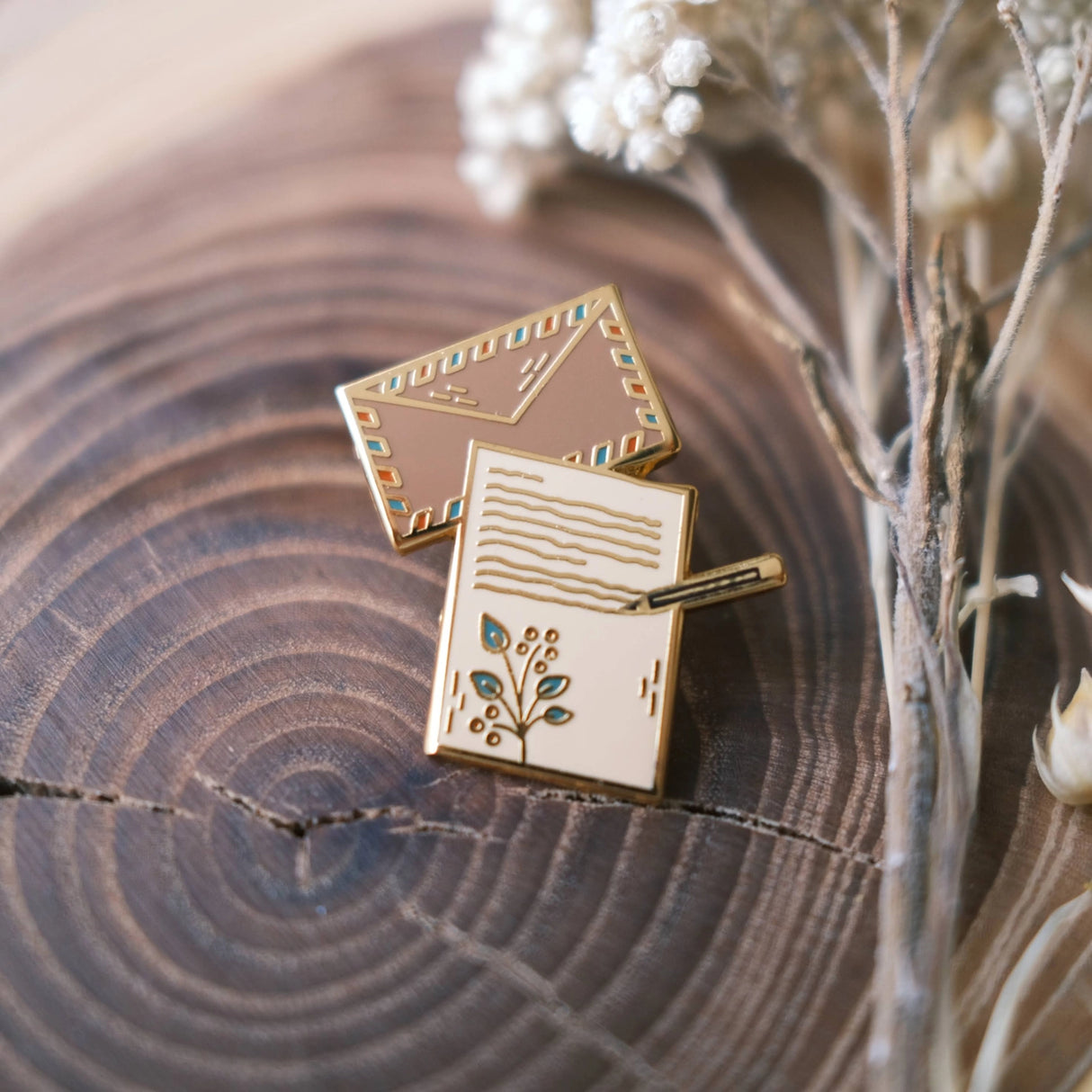 Snail Mail Enamel Pin