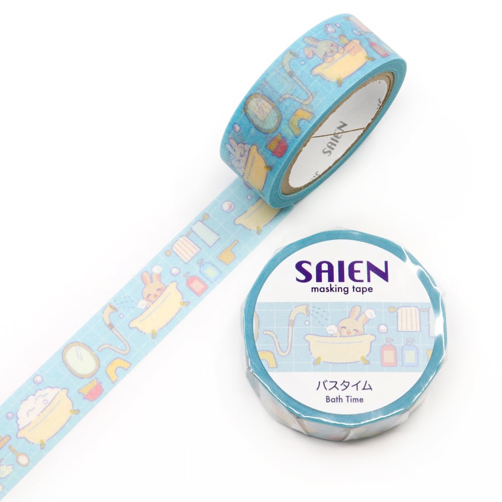SAIEN Washi Tape - Bath Time