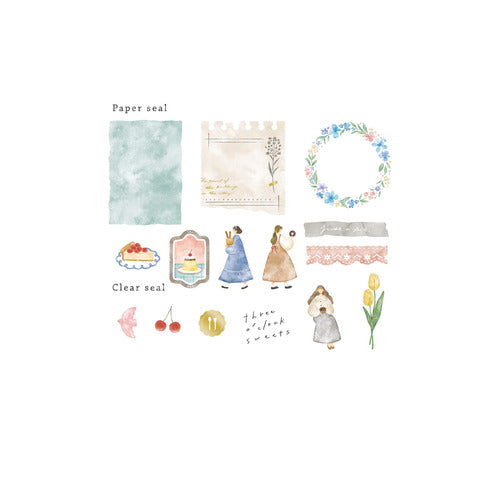 Mignon Feuille Sticker Flakes - Sweets
