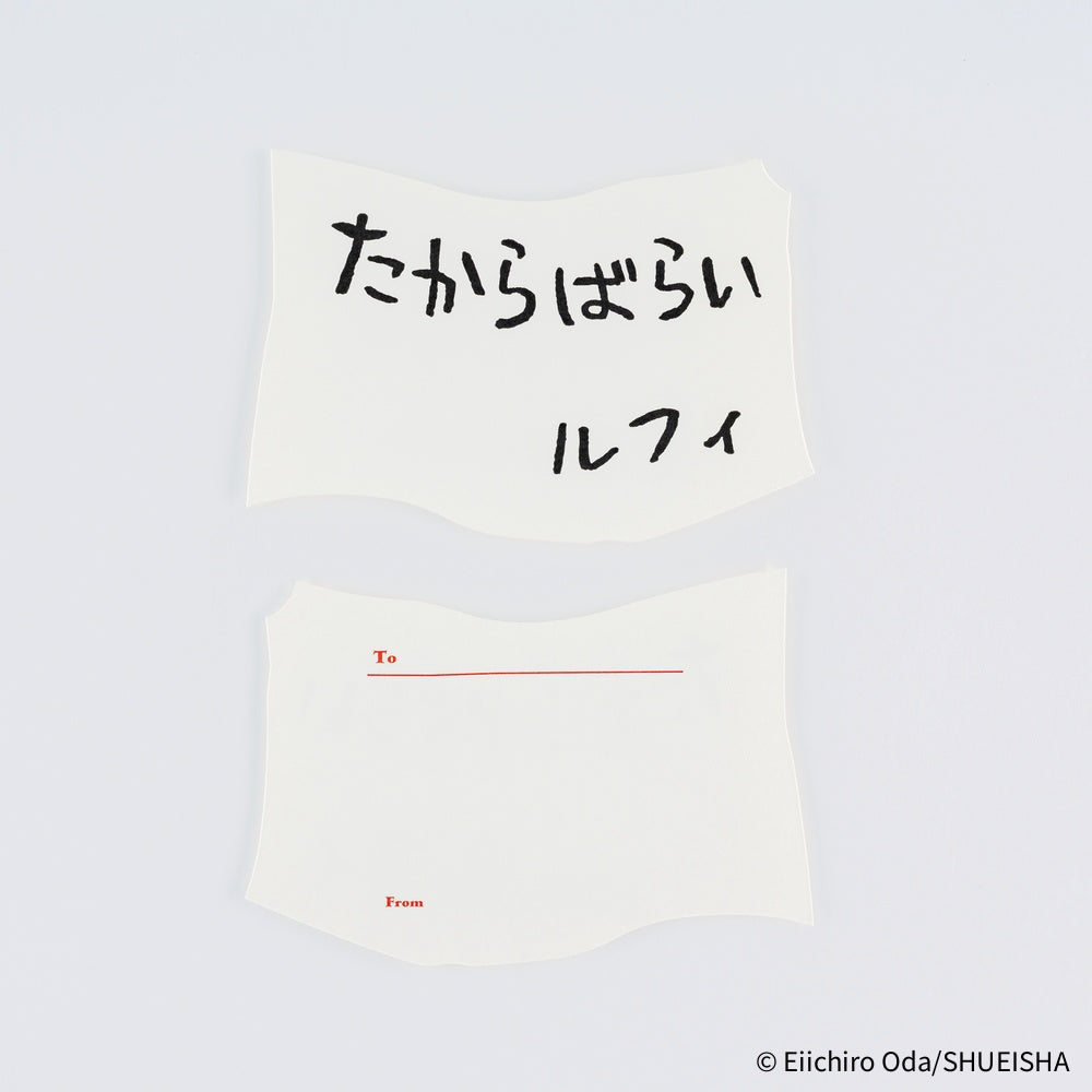 ONE PIECE magazine Vivre Card & Treasure Tab Letterpress Printed Card