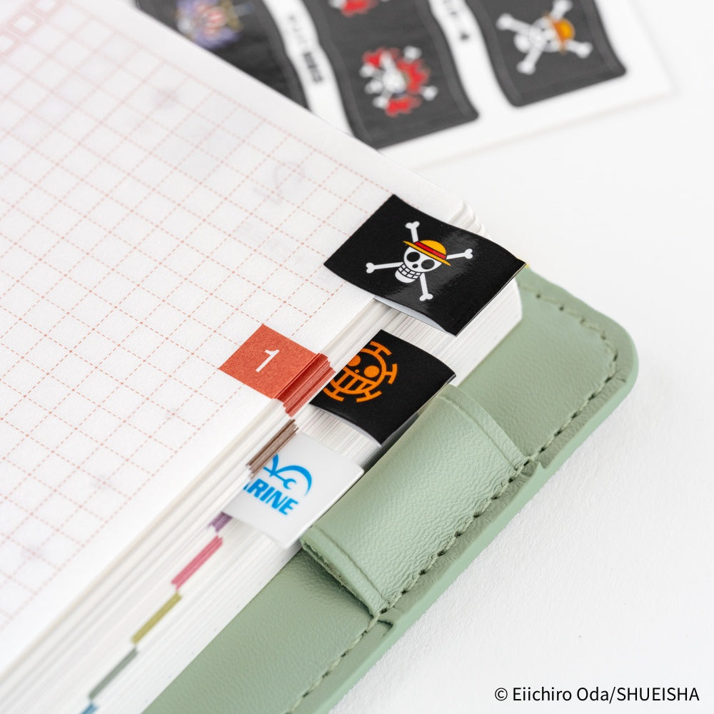 ONE PIECE magazine Pirate Flag Index Stickers