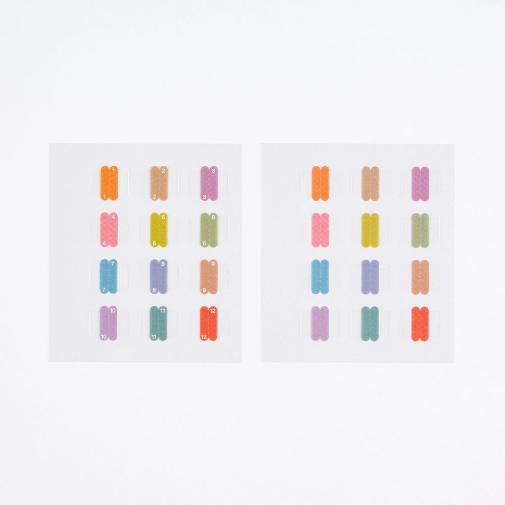 Hobonichi TSUKI no IRO: Index Stickers