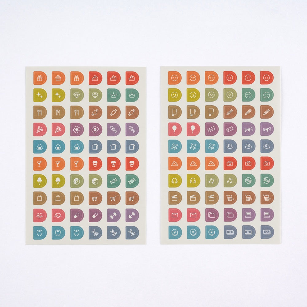 Hobonichi TSUKI no IRO: Sticker Set (Schedule)