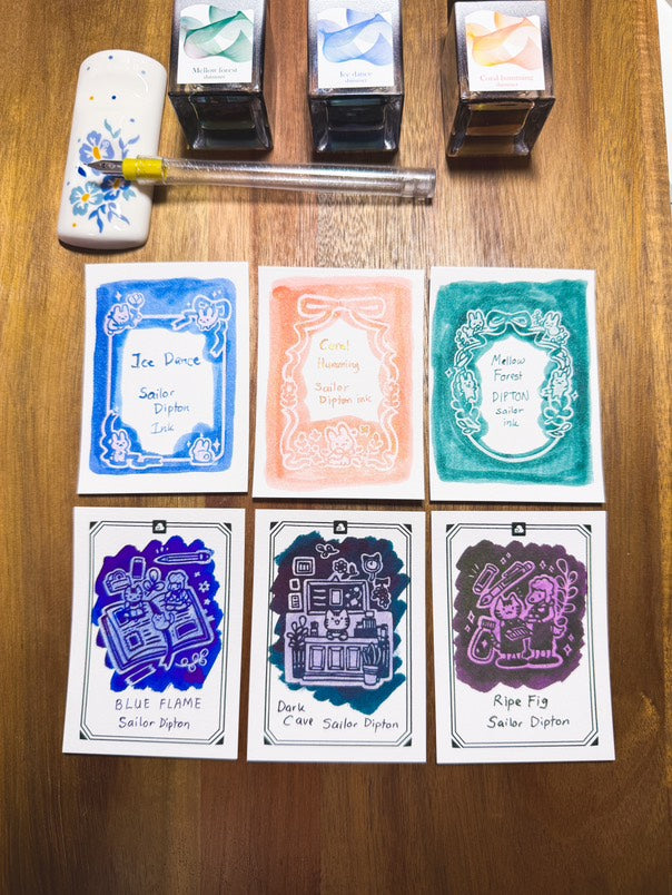 Let's Doodle with Sailor Fude Dip Pen with Elda The