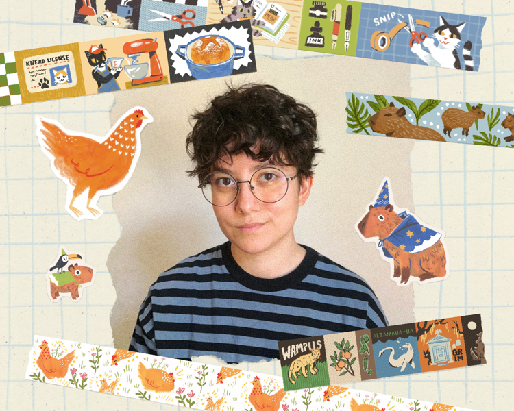 Making Washi with Riley's Desk