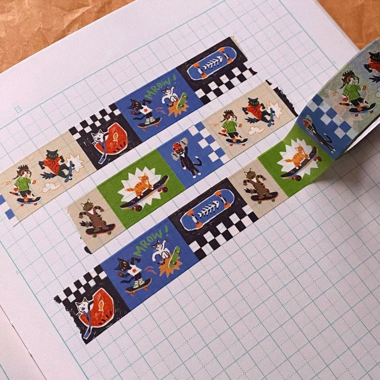 Making Washi with Riley's Desk