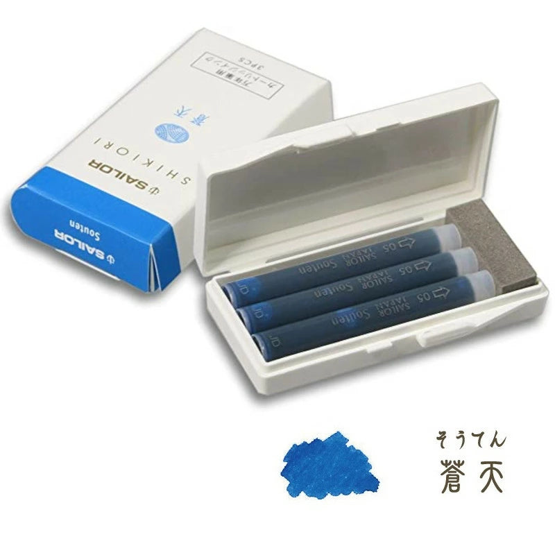 Sailor Shikiori Fountain Pen Ink Cartridges - Souten