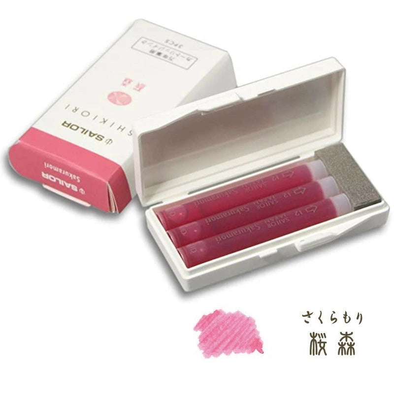 Sailor Shikiori Fountain Pen Ink Cartridges - Sakuramori