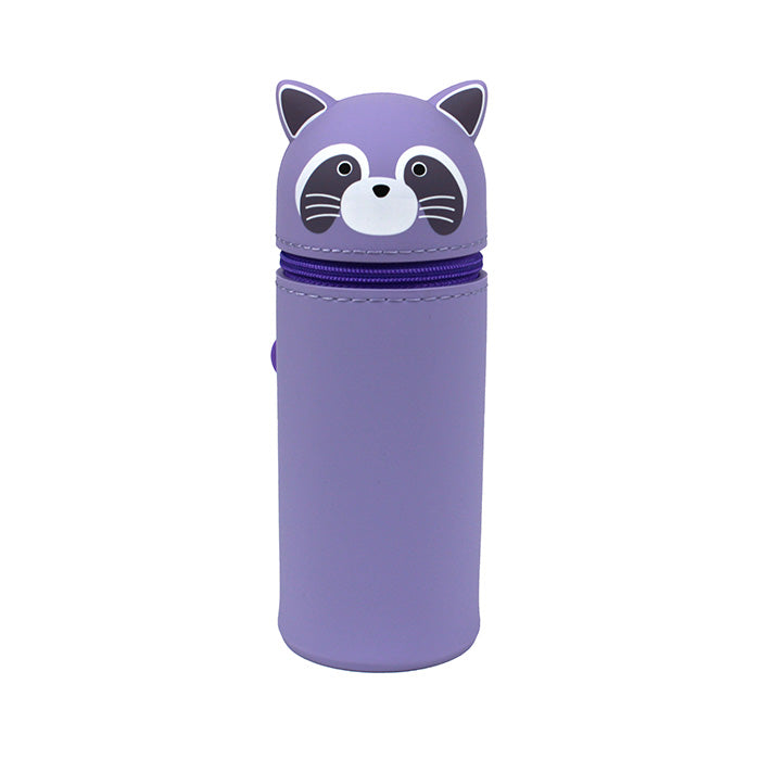Punilabo Stand Up Pen Case Purple Raccoon - Limited Edition