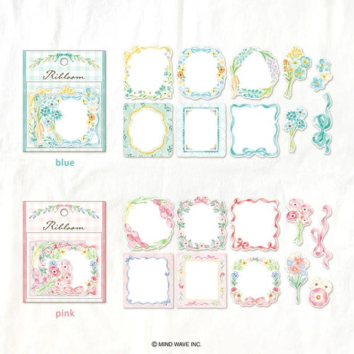 Ribloom Flake Sticker - Pink