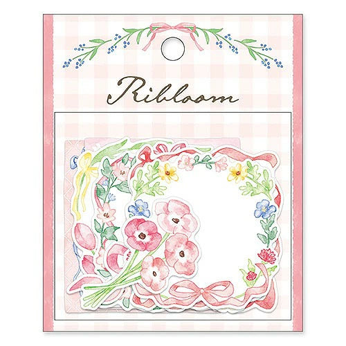 Ribloom Flake Sticker - Pink