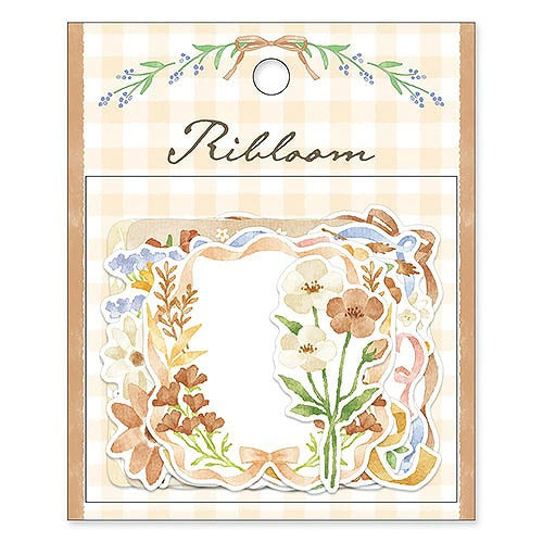 Ribloom Flake Sticker - Brown
