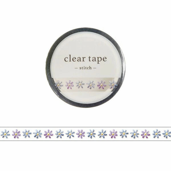Flower 3 Stitch PET Clear Tape