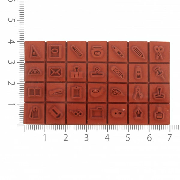 Petit Letter Stamp Set - Large Size - Stationery Icons