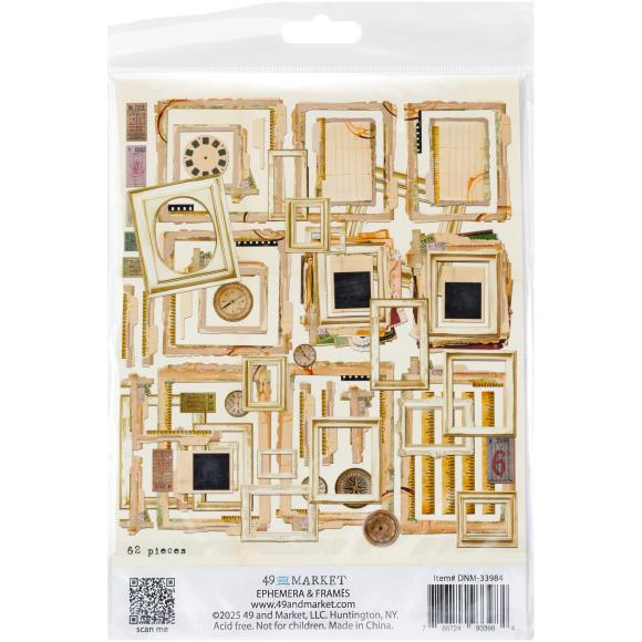 "Dennis Bruton's Nostalgic Memories Ephemera and Frames Set.
Step back in time and capture the charm of yesteryear with the Dennis Bruton Nostalgic Memories Ephemera and Frames Set. Perfect for scrapbooking, junk journaling, card making, and all your paper crafting projects, this collection delivers a delightful dose of vintage flair.
This curated set includes a wonderful assortment of evocative pieces to layer, accent, and frame your cherished memories:
Frames: Elegant frames in various sizes and styles